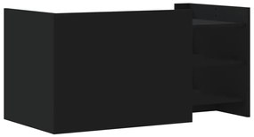 Mesa de centro 100x50x50 cm derivados de madeira preto