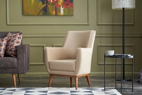 Cadeira Wing Gonca – Creme – 74 cm x 80 cm x 75 cm