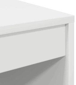 Mesa de Escrita Branca Madeira Engenheirada 60 x 50 x 76 cm