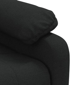 Poltrona de massagens tecido preto