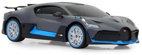 Carro Telecomandado Bugatti DIVO 1:24 grau 2,4GHz cinzento