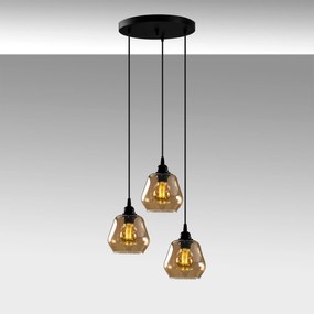 Chandelier Gold – Dourado e Preto – 39 x 39 cm
