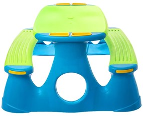 Banco e Mesa de piquenique para crianças 89,5x84,5x48 cm polipropileno