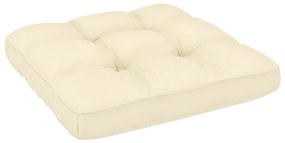 9 pcs conjunto lounge de jardim c/ almofadões pinho maciço
