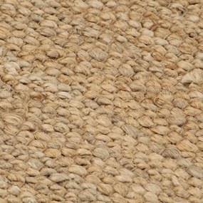 Tapete de juta tecido à mão 120x180 cm natural