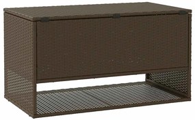 Caixa para almofadões de exterior 100x55x55,5 cm vime PE