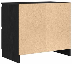 Móvel de TV 60x35x54 cm derivados de madeira preto