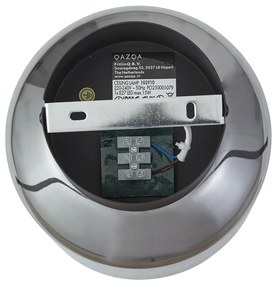 Plafon moderno preto com vidro fumado - Stiklo Moderno