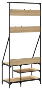 Conjunto de Entrada - Bengaleiro c/ arrumação calçado 80x40x184 cm car