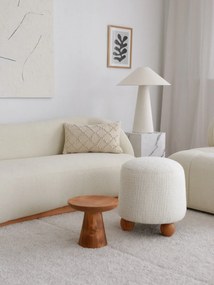 Sofá de 3 Lugares Slon – Branco – 225x75x88 cm