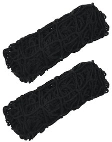 Redes para feno 2 pcs retangular 75x50 cm PP preto