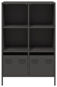 Móvel alto 68x39x103,5 cm aço preto