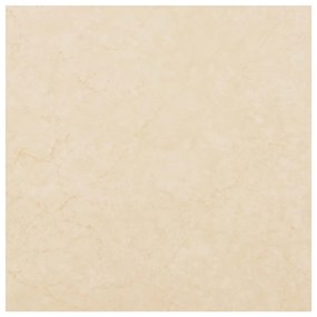 Tábuas de soalho autoadesivas 20 pcs 1,86 m² PVC bege