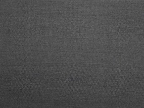 Cama de solteiro continental em tecido cinzento escuro 90 x 200 cm PRESIDENT Beliani