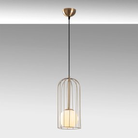 Candeeiro Chandelier Tweety – Branco Vintage – 17 x 17 cm