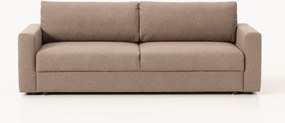 Sofá-cama em bouclé Tasha (3 lugares)