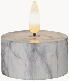 Velas LED com temporizador Marble, conjunto de 2