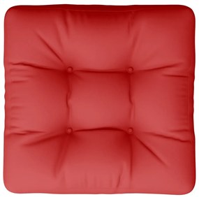 Almofadão paletes tecido vermelho