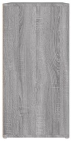 Sapateira 60x35x70 cm derivados de madeira sonoma cinza