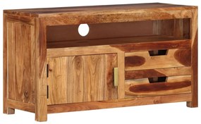 vidaXL Móvel de TV 90x34,5x50 cm madeira de acácia maciça