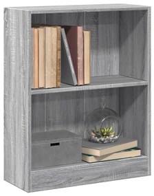 Estante 60x24x76 cm derivados de madeira cinzento sonoma