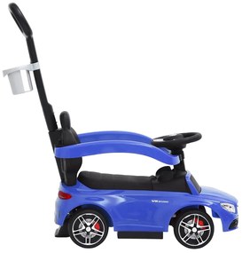 Carro infantil de empurrar Mercedes-Benz C63 azul