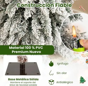 Conjunto de 3 árvores de Natal artificial de 90 cm, 120 cm e 150 cm Árvores de Natal iluminadas com 115+207+275 pontas de ramos com neve verdes