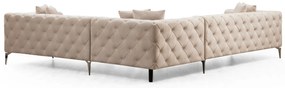 Sofá de Canto Como – Ecru – 310 cm x 70 cm x 270 cm