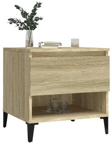 Mesa de apoio 50x46x50 cm derivados de madeira carvalho sonoma