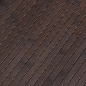 Divisória 165x400 cm bambu castanho-escuro