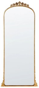Espelho de parede em metal dourado 51 x 114 cm LIVRY Beliani