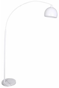 Luminária de Chão Dkd Home Decor 36 X 110 X 195 cm Metal Branco Mármore 220 V 50 W 60 W