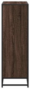 Estante 80,5x35x107,5 cm derivados de madeira carvalho castanho