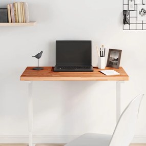 vidaXL Tampo de mesa retangular 80x40x2,5 cm madeira de faia maciça
