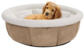 vidaXL Cama para cães 59x59x24 cm bege