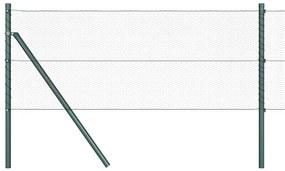 Cerca Hexagonal vidaXL Verde 0.8x50 m Aço