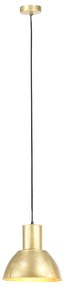 Candeeiro suspenso redondo 25 W 28,5 cm E27 bronze