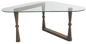Mesa de Café Cam - Nogueira - 96x41x81 cm