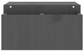 Suporte para monitor 70x27,5x15 cm pinho maciço cinzento