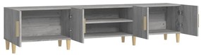 Móvel de TV 180x31,5x40 cm derivados de madeira cinza sonoma