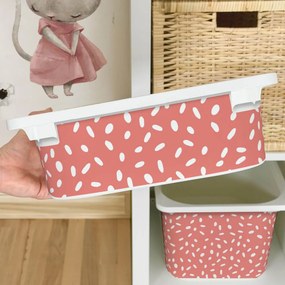 Autocolante para caixa IKEA TROFAST - Padrão Coral BOHO