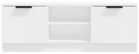 Móvel de TV 102x35x36,5 cm madeira processada branco