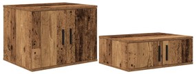 Armário de Armazenamento vidaXL Madeira Antiga 127x41x40 cm Madeira En