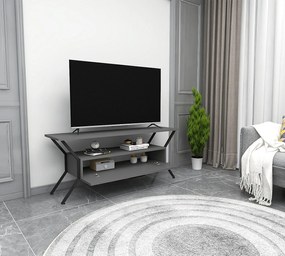 ****  
Móvel TV Tarz – Antracite – 124 cm x 54 cm x 35 cm

**
