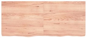 Prateleira de parede 140x60x(2-6) cm carvalho tratado castanho
