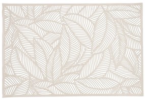 Individuais Quid Habitat Folhas Bege Têxtil (30 X 45 cm) (pack 12x)