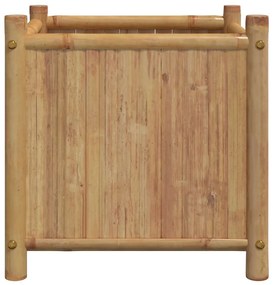 Vaso/floreira de jardim 40x40x40 cm bambu