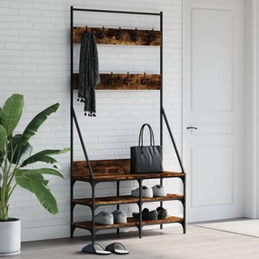 Conjunto de Entrada - Bengaleiro c/ arrumação de calçado 90x34x184 cm