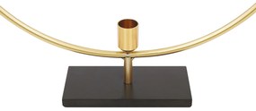 Castiçal em metal dourado 45 cm SERAM Beliani