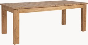 Mesa de jardim extensível em madeira de teca Zorritos, 220-300 x 100 cm